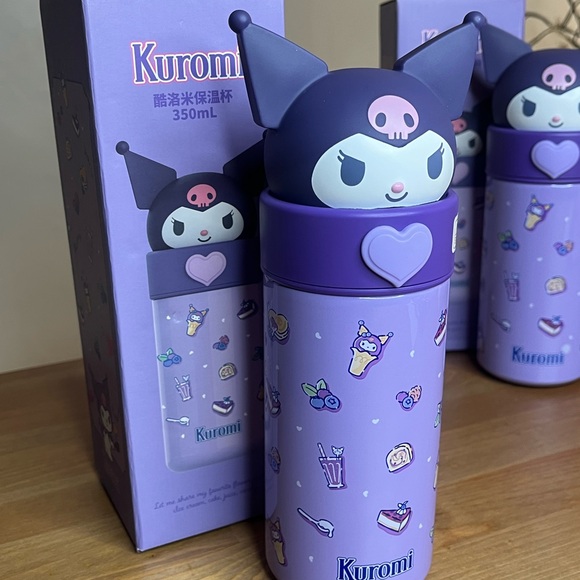 Sanrio Kuromi Purple Water Bottle - Picture 2 of 6